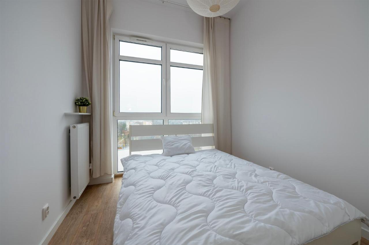 Penthouse With A View Of Lodz & Free Parking Apartment Bagian luar foto